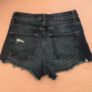 Express shortie high rise shorts